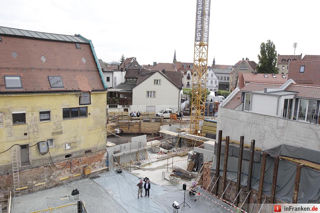 Forchheim: Brauhaus Grundsteinlegung