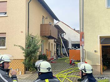 Brand in Anbau von Einfamilienhaus