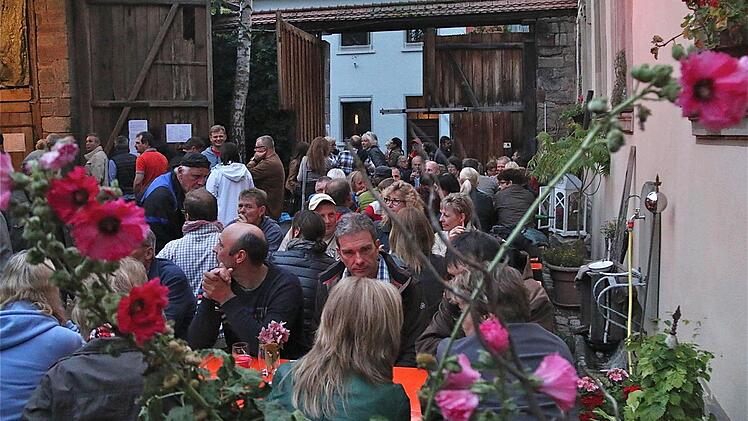 Im Wankelhof der Familie Beichel drängten sich die Besucher.