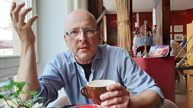 Auf ein Wort: Stefan Haufe im lockeren Gespräch mit unserem Reporter  Foto: Marco Meißner