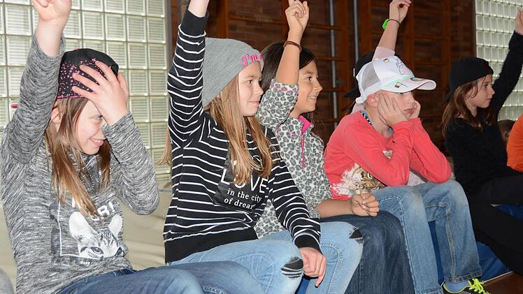 Hip-Hop-Unterricht in der Pressecker Grundschule Foto: Dagmar Besand