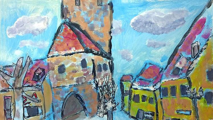 Das Motiv des aktuellen Rotary-Kalenders stammt von Kilian P&ouml;hlmann und zeigt den H&ouml;chstadter Stadtturm.  Foto: privat