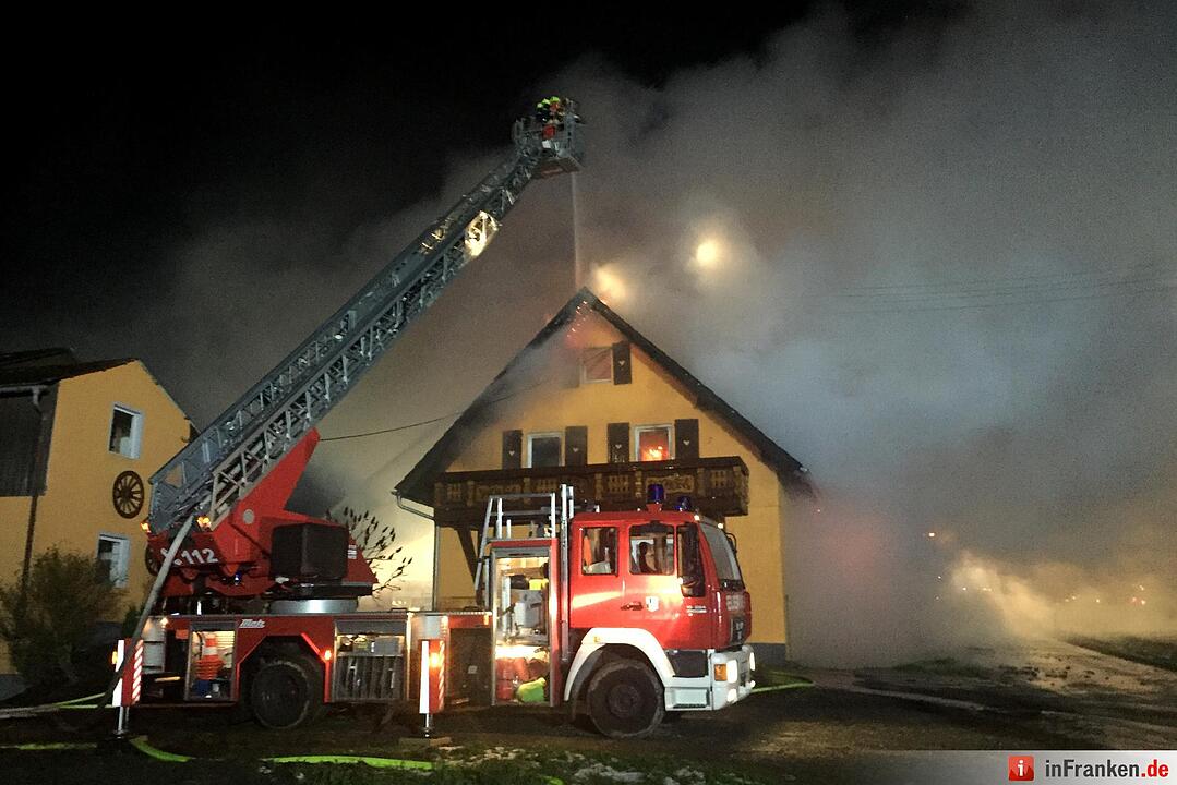 Brand in Kunreuth (Kreis Kulmbach)