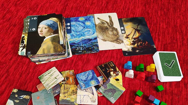 Spiele-Test Art Gallery - Gelungenes Familienspiel mit 48 weltberühmten Gemälden