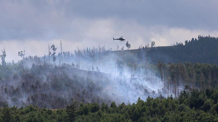 Waldbrand bei Goslar