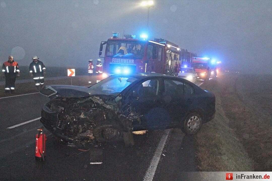 Mehrere Verletzte nach Unfall bei Ermershausen