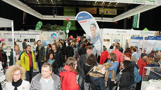 Die 14. Gesundheitsmesse bietet wieder viele Infos vom 2. bis 4. M&auml;rz in der Brose Arena. Es gibt auch interessante Vortr&auml;ge und Nightshopping.  Foto: PR