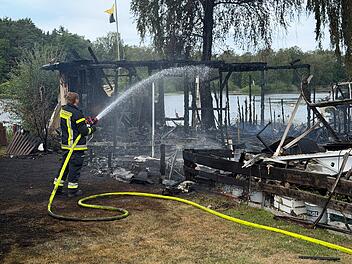Brand auf Campingplatz in der Oberpfalz