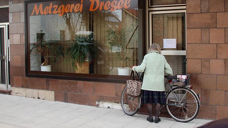 Mit der Metzgerei Dresel in der Hauptstraße verschwindet in Höchstadt ein Familienbetrieb mit Tradition.  Foto: Christian Bauriedel