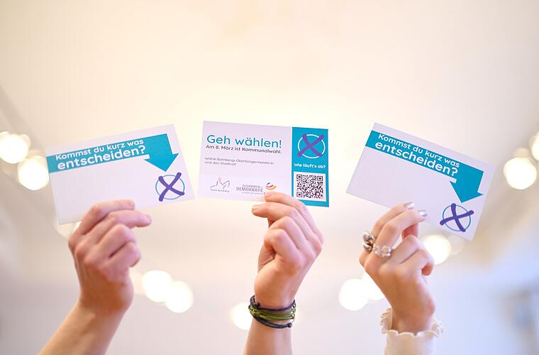 Aktion zu Bamberger Kommunalwahl: "Kommst du kurz was entscheiden?"