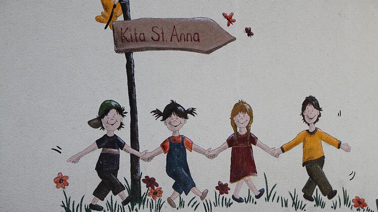 Der Kindergarten St. Anna in Schondra wird saniert. Foto: Ulrike Müller