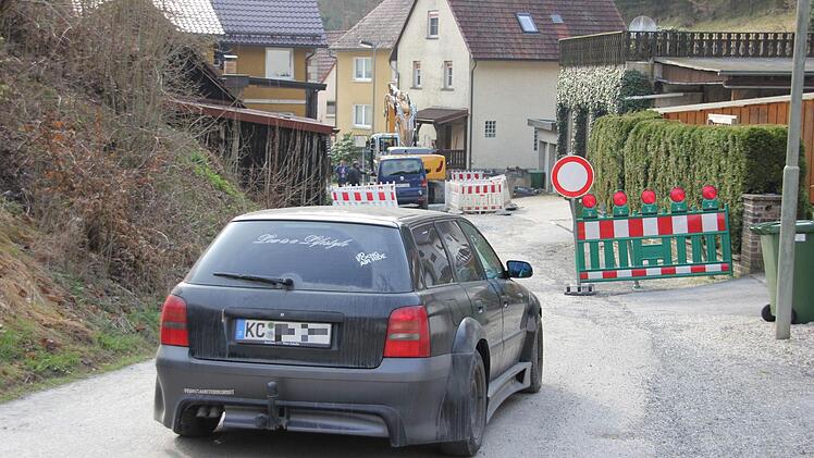 Der erste Bauabschnitt in der Grieser Straße soll im Mai beendet sein.