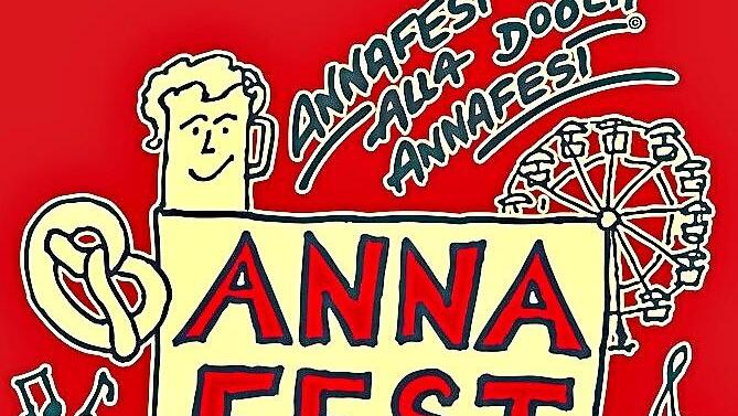 Das Annafest-Motiv 2026 mit Kultslogan. Ulrich Raab