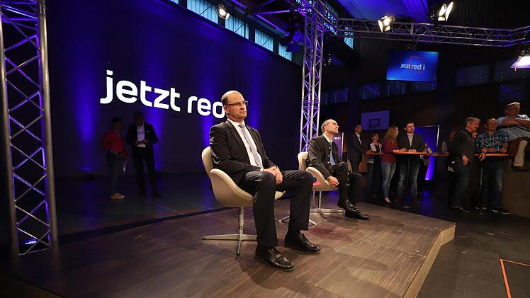 Die Fernsehsendung "Jetzt red i" war zu Gast in Kronach. Foto: Marian Hamacher