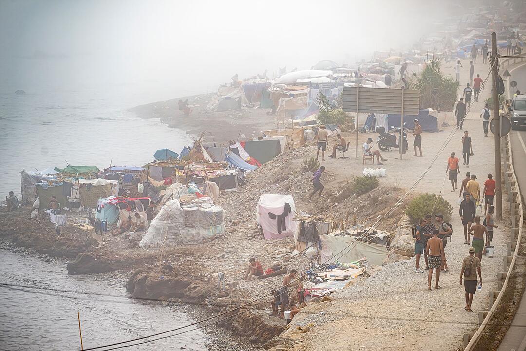 Migranten in Ceuta