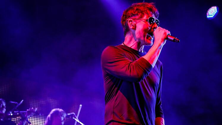 a-ha-Sänger Morten Harket beim Konzert in Coburg.Foto: Matthias Hoch