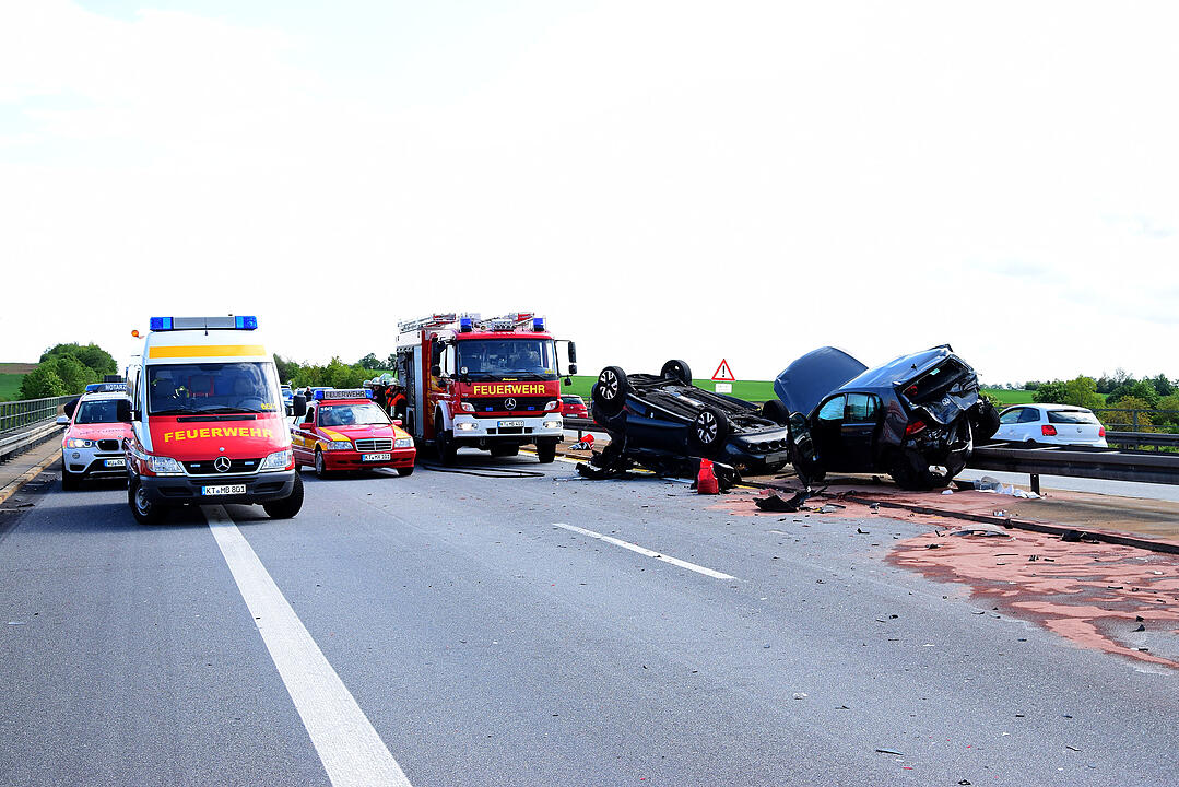 Unfall auf der A7