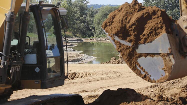 Verlegung eines Flussbetts zur Renaturierung Symbolfoto: Matthias Hoch