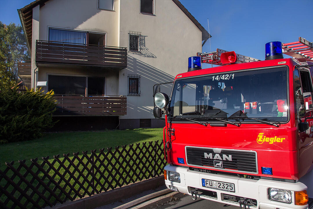 Feuer in Fürth: Zwei Verletzte