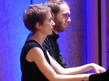 Klavierduo Marie-Thérèse Zahnlecker und Jonas Gleim  Gerhild Ahnert