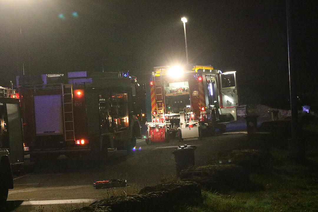 Rödental: Großbrand in Recycling-Betrieb