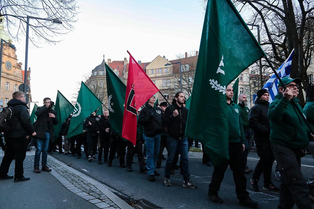 Fest der Demokratie, III. Weg und Anti-Nazi-Demonstrationen in Bamberg