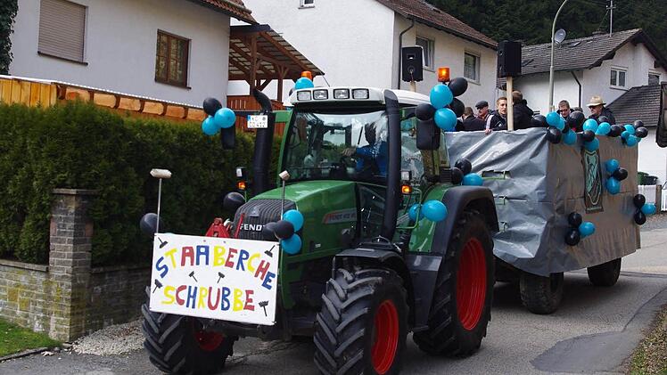 Die "Staaberche Schrubbe" waren lautstark vertreten.