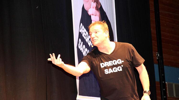 Michl Müller bei seinem Auftritt in Höchstadt. Foto: Johanna Blum