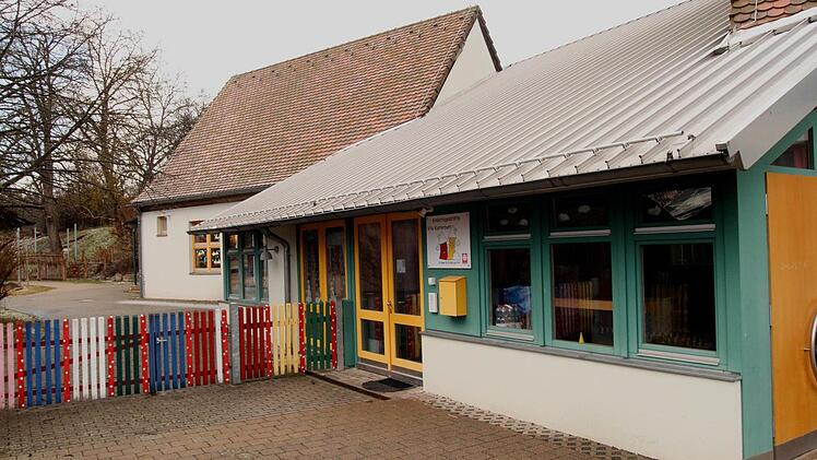 Ein Blick auf den Kindergarten "Villa Kunterbunt" in Kirchlauter