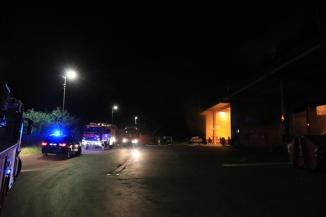 Bamberger Müllheizkraftwerk: Tonnen von Müll geraten am Dienstag in Brand