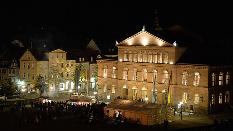 Coburg leuchtet bei der Museumsnacht 2014. Foto: Ronald Rinklef