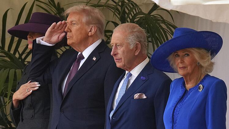 US-Präsident Trump besucht Großbritannien