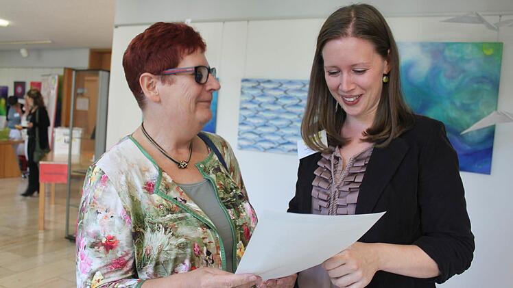 Impressionen vom Infotag "Wiedereinstieg" im Landratsamt Foto: Veronika Schadeck