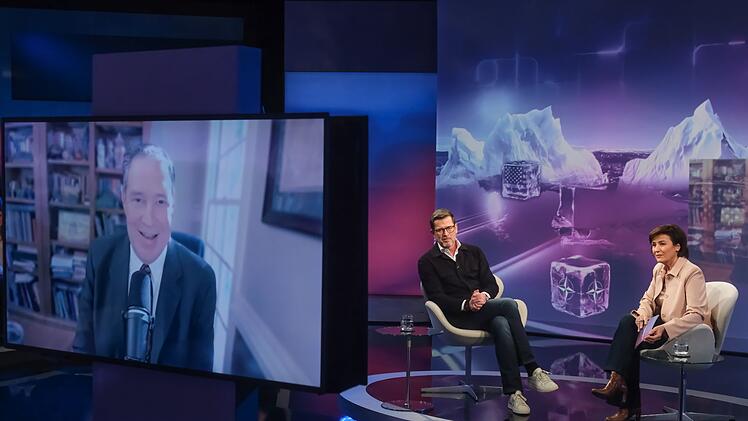 US-Politikberater Andrew Langer fordert bei Maischberger die europ&auml;ischen Politiker auf, sich mit Trump an einen Tisch zu setzen und zu verhandeln.