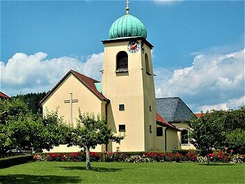 Das Gotteshaus St. Wolfgang in Stockheim Foto: Gerd Fleischmann