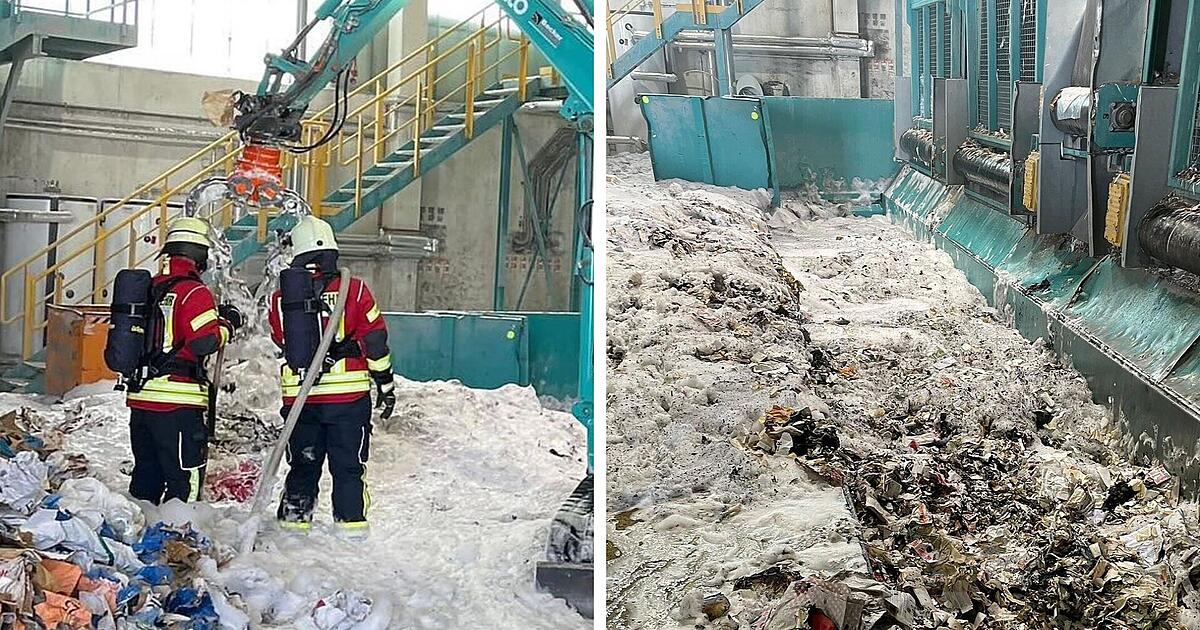 Large-scale fire department operation in Knetzgau: emergency services wade ...