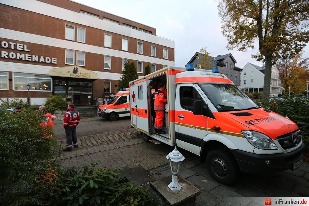 BRK-Einsatz in Hotel in Bad Steben
