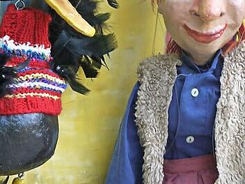 Die kleine Hexe und ihr Rabe Abraxas sind am Sonntag im Struwwelpeter zu sehen. Foto: privat