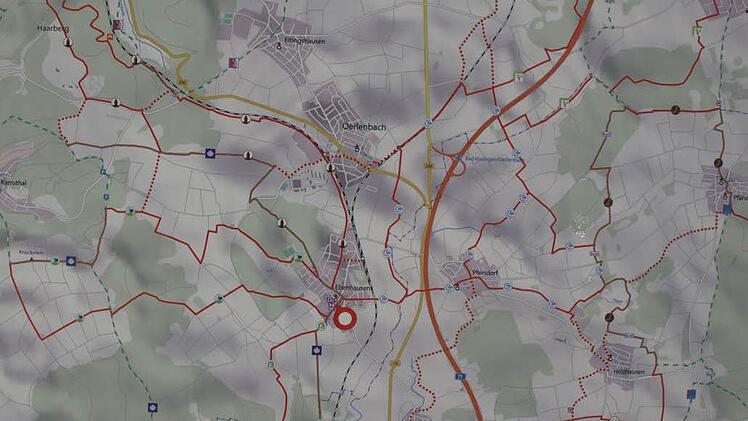 Vier Wanderrouten führen durch das Gemeindegebiet von Oerlenbach. Foto: Stefan Geiger