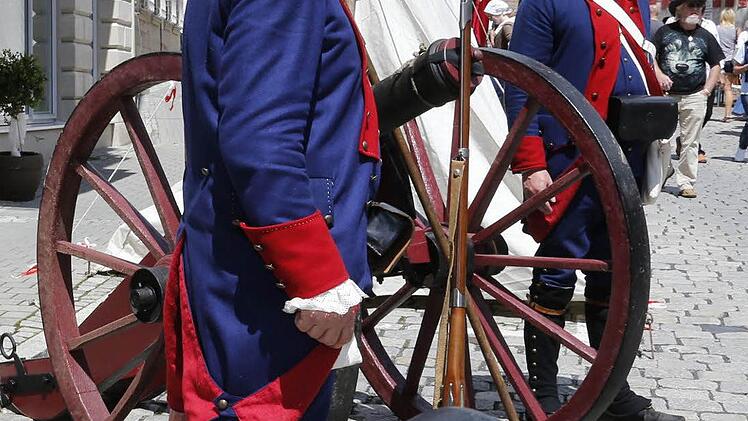 Kronach feierte sich und seine Geschichte beim Historischen Stadtspektakel. Foto: Matthias Hoch