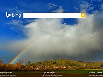 So soll das täglich wechselnde Hintergrundbild auf Bing am Montag aussehen. Foto: Microsoft Deutschland