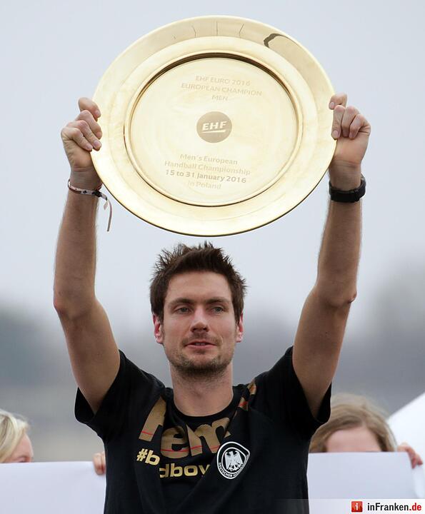 Handball-Nationalmannschaft - Ankunft Tegel