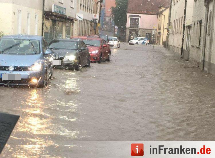 Hochwasser Landkreis Lichtenfels 26. Juli 2016