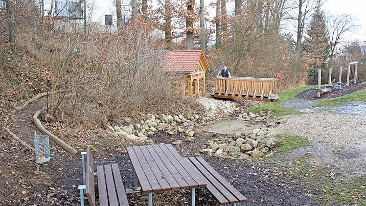 Der 2016 neu gestaltete Spielplatz "Wäldchen" Foto: Anette Schreiber