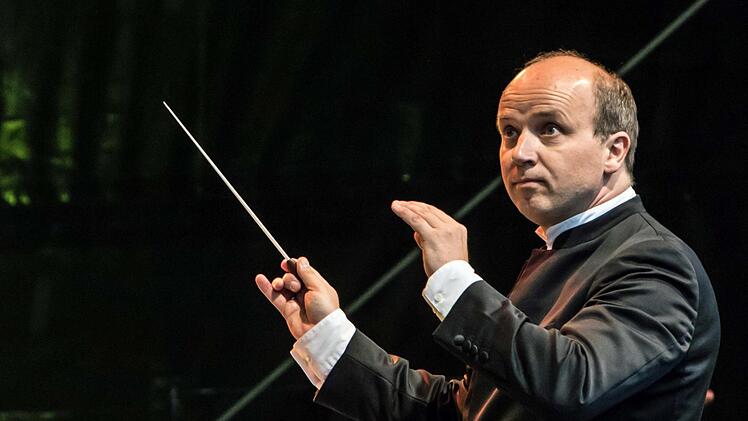 Impressionen vom Coburger Klassik-Open-Air im Rosengarten mit dem Philharmonischen Orchester des LandestheatersFoto: Jochen Berger