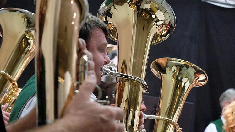 Stadtkapelle Hammelburg beim Böhmischen Konzert. Foto: Gerd Schaar