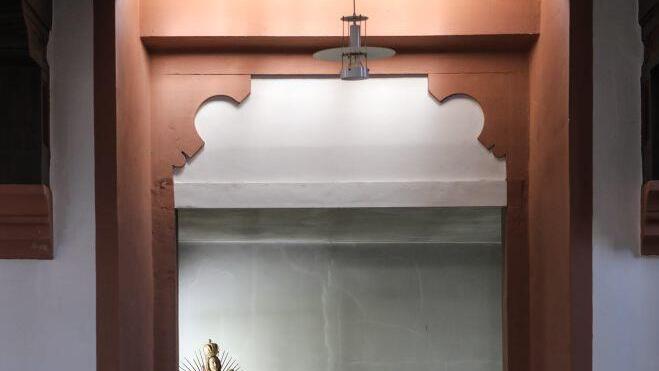 Blick in die Pfarrkirche ...  Foto: Barbara Herbst