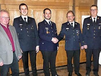 Nach der Neuwahl (v. l.): Helmut Taut, Julian Windisch, Mathias Gerstenberger, Roland Brütting und Wolfgang Wunner  Foto: Paul Pöhlmann