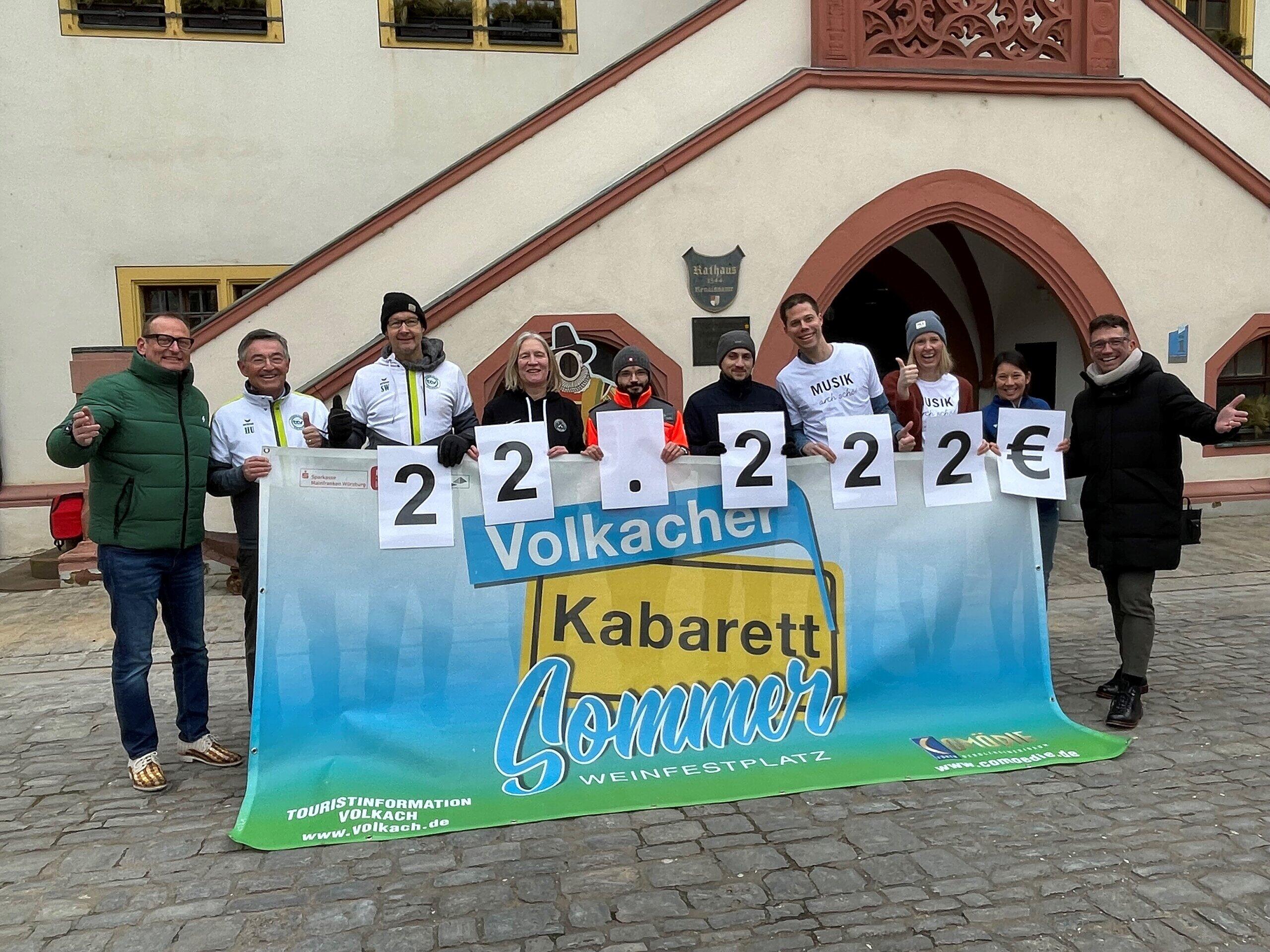 Volkacher Vereine bekommen 22.222 Euro KabarettSommer sehr erfolgreich Volkacher Vereine bekommen 22.222 Euro KabarettSommer sehr erfolgreich