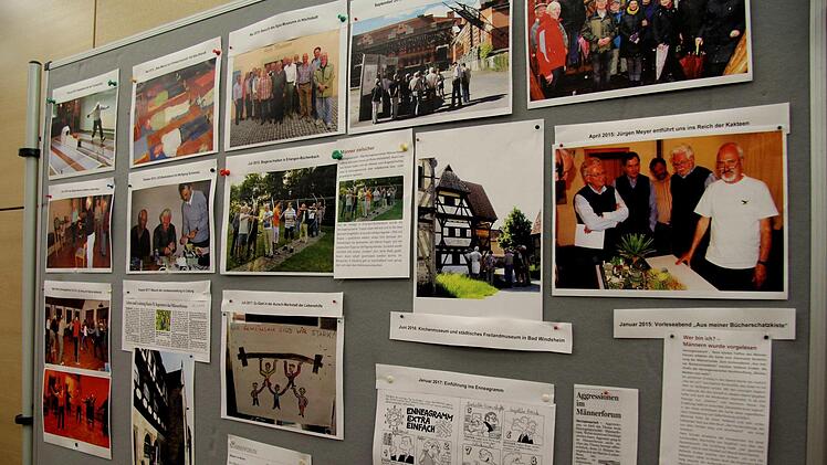 Zehn Jahre auf Stellwänden präsentiert  Richard Sänger